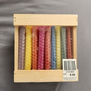 Beeswax Chanukah candles